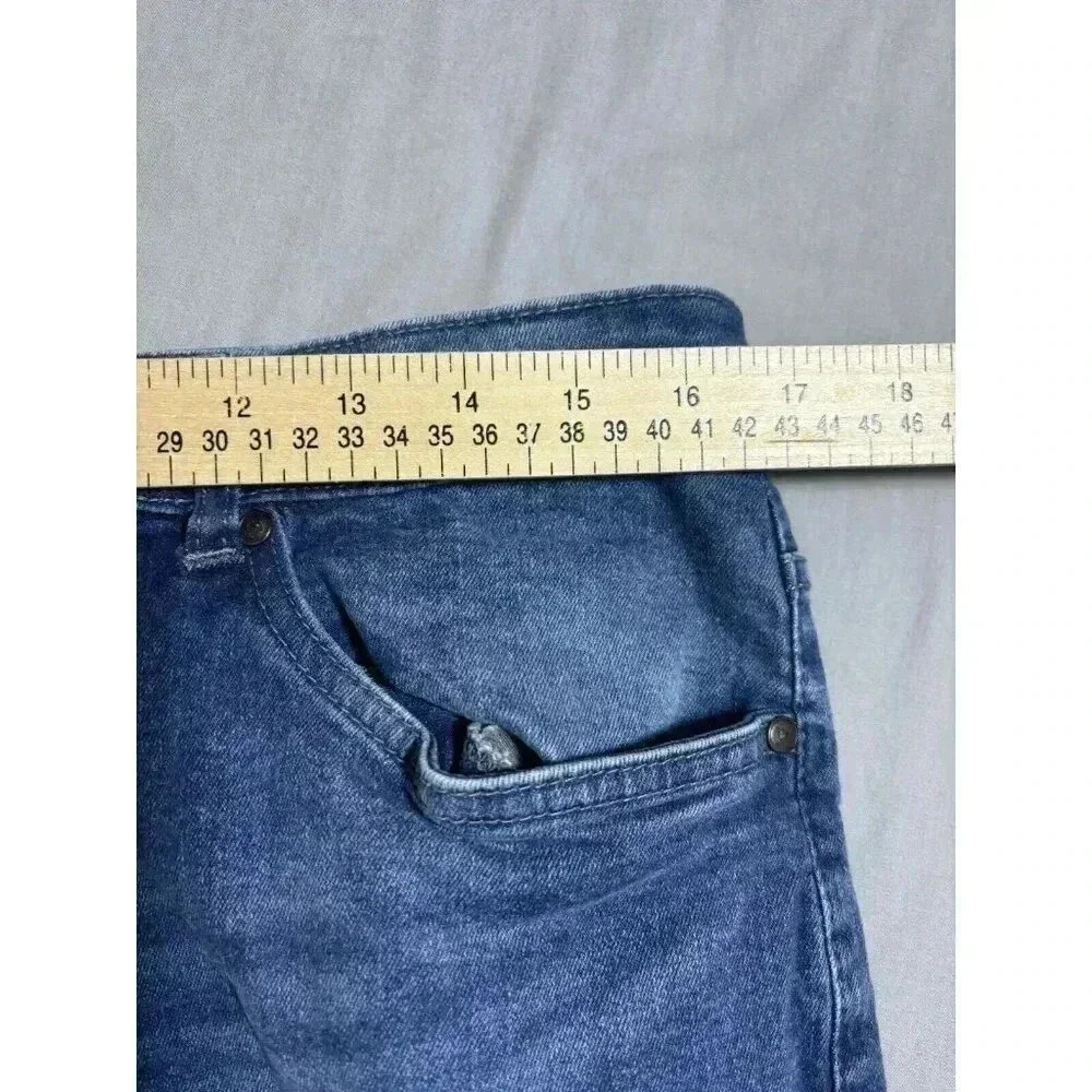 English Laundry Jeans (34x30 actual) Tag 38x32 Sutton Slim Straight Stretch Flex - Picture 5 of 8